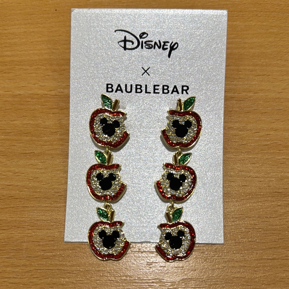 Disney x BaubleBar Apple Earrings